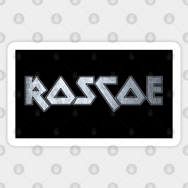 Heavy metal Roscoe Sticker by KubikoBakhar